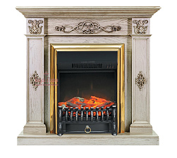 Royal Flame Derby очаг Fobos FX Brass old silver