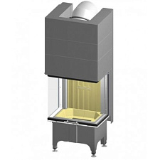 Spartherm arte 3rl-60h-4s стандарт, левая (высота дверки 57 см), диаметр дымохода 250 мм