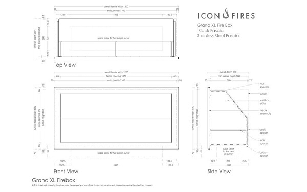 ICON FIRES GRAND XL FIREBOX Black_2